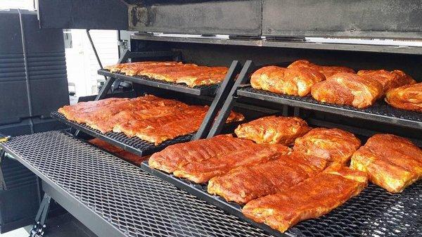 St. Louis Ribs and Pork Butts - Pre-Cook