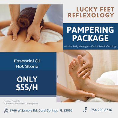 Lucky Feet Reflexology
 9766 W Sample Rd, Coral Springs, FL 33065
 Call us at 754-229-8736