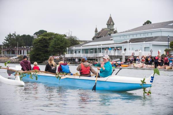 Aquatic Centers New Outrigger Canoe