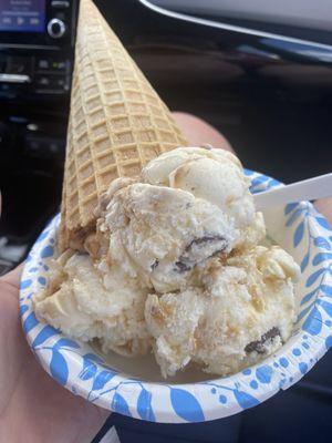 Double Scoop Waffle Cone