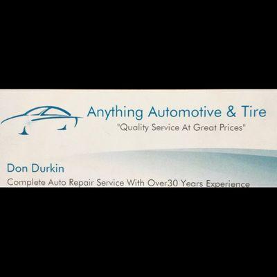 Anything Automotive & Tire