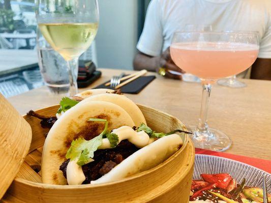 113. korean barbeque beef and red onion bao