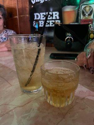 Double Jameson & Jameson and home made ginger ale