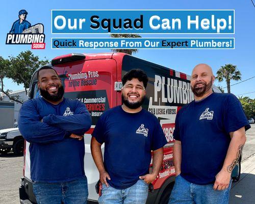 Meet our expert plumbers: Fast, friendly, and ready to solve your plumbing needs!