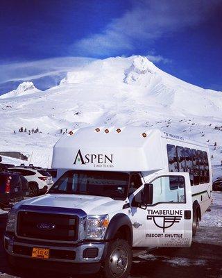 Timberline Shuttle service! Visit Aspenlimotours.com and book your next adventure with us! Travel well.