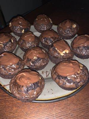 Brownie cupcakes