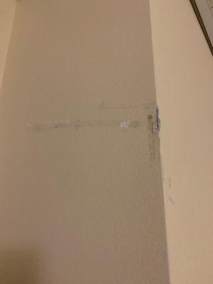 My wall was damaged