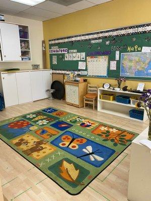 Preschool Classroom - Circle Time area