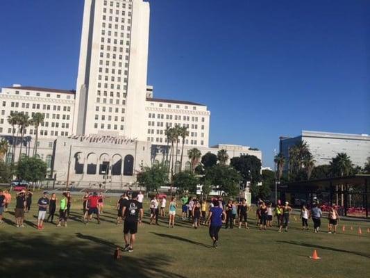 Free Outdoor Workout Event.  Be part of our next event in downtown Los Angeles.