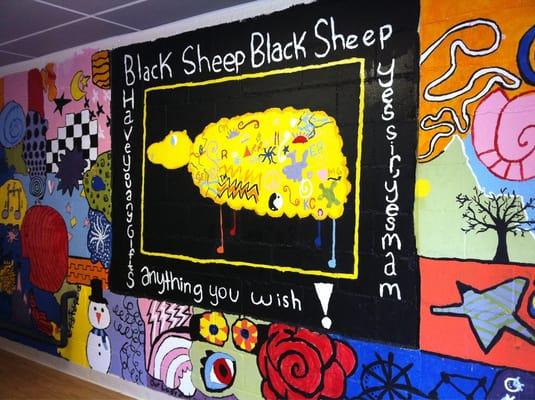 Mural by local elem. students