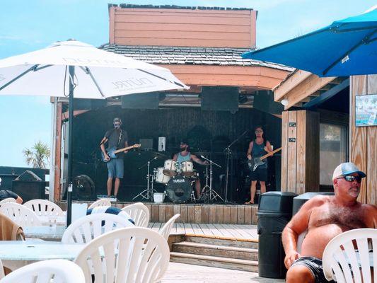 Live music at Ocean Annie's Beach Bar