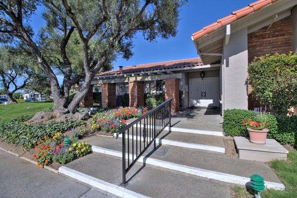 Entrance to offices at Spanish Cove