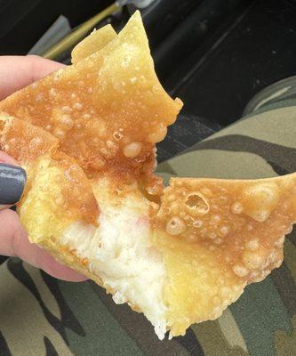 Inside Crab Rangoon