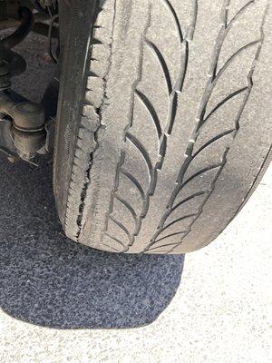 They changed all 4 of my old tires