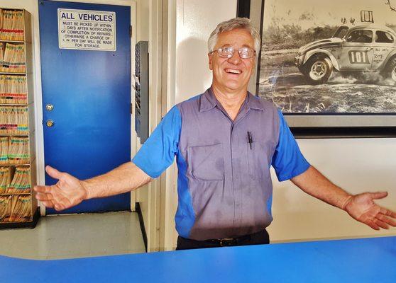 Fred, the wonderful owner of Bill's Automotive