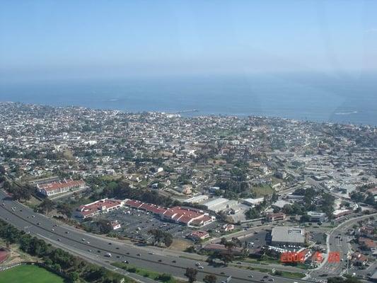 View from a helicopter. LA.