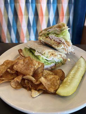 The Bravo-cado -- our crowd favorite turkey-bacon-avocado sammy, served on Union Loafer's hoagie bread.