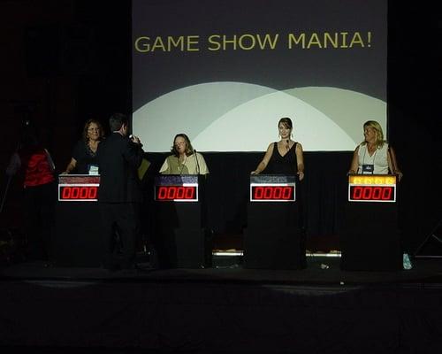 TV-style game shows with professional, debonair hosts!