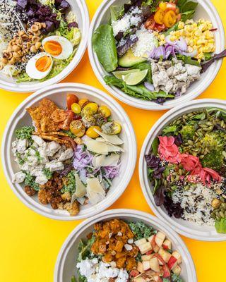 You can now choose from FIVE different bowls including dairy free, gluten free and vegetarian options