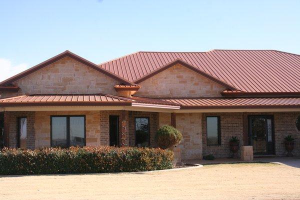 Copper Penny Steel Roof