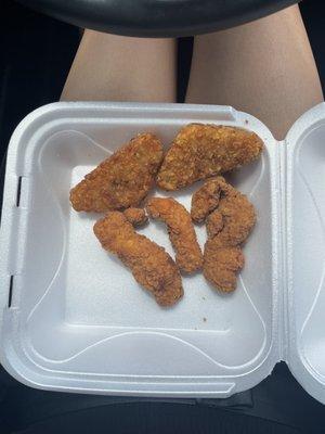 Chicken Fingers and "Chicken Tenders with Fries