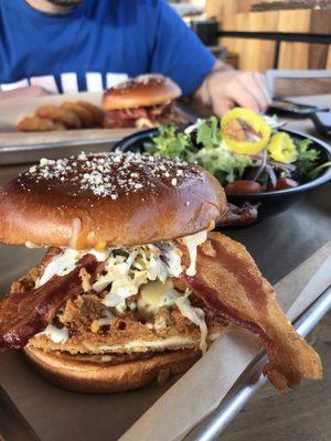 Fried chicken sandwich