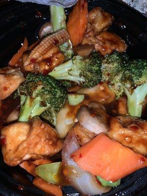 114. Vegetable Delight in Garlic Sauce