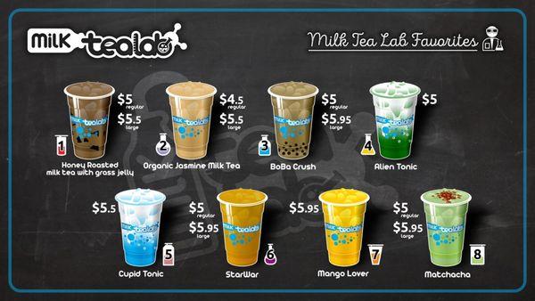 Milk Tea Lab Favorites