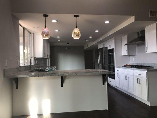 Our new beautiful kitchen done by Gerold Construction