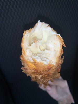 9/1/20 inside of cornflakes basac corndog with cheese