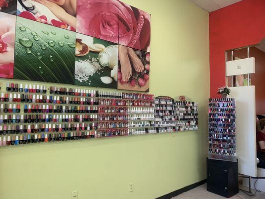 Nail colors available