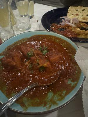 Chicken vindaloo was so good and spicy .. true authentic goan style