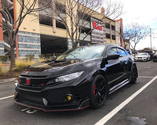 Honda Type R cleaned up for the week!