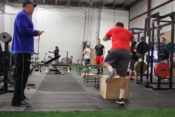 Plyometrics and other power training is one of the main components of the Beyond Potential system.