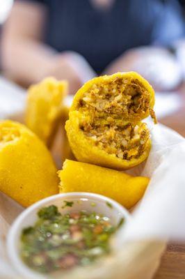 Beef Empanada cross-section