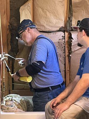 Teaching, and truly mentoring the next generation of plumbers is a core value at The Plumbinator.