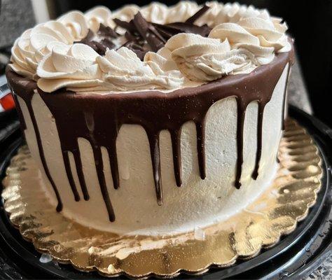 Chocolate Peanut Butter Vegan Ice Cream Cake