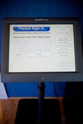 great easy check in technology