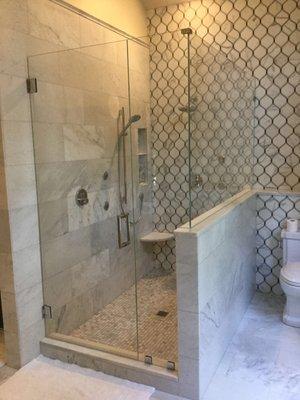 Frameless Shower Enclosure