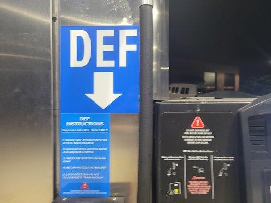 DEF Dispensers.