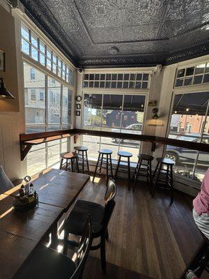 Great natural light throughout the pub.