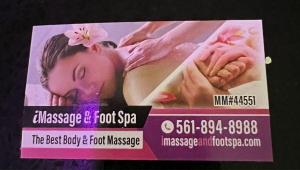 Body massage