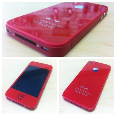 iPhone red housing