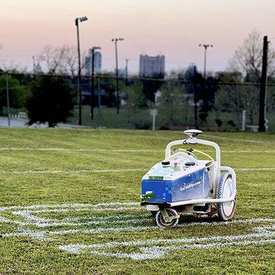 Athletic Field Striping Machine