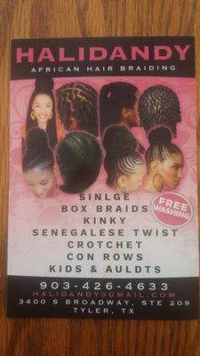 Halydandy African Hair Braiding