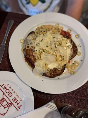 My Son's Chicken Parm w/ Spaghetti-O's