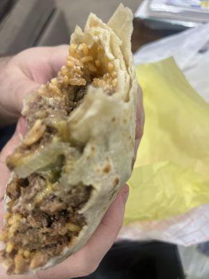 Steak Burrito Lunch