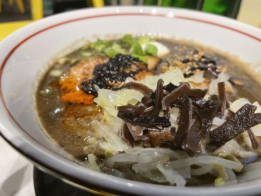 Delicious Black Mountain Kuro-san! Don't be scared the ramen by its look. Soup is so rich and flavorful.