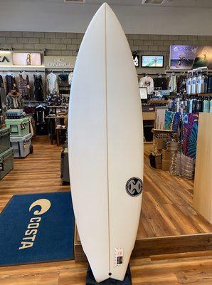 Brand new Jud Lau shortboard