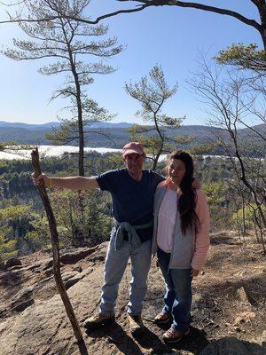 Hiking @ Stewart Mountain Trailhead.